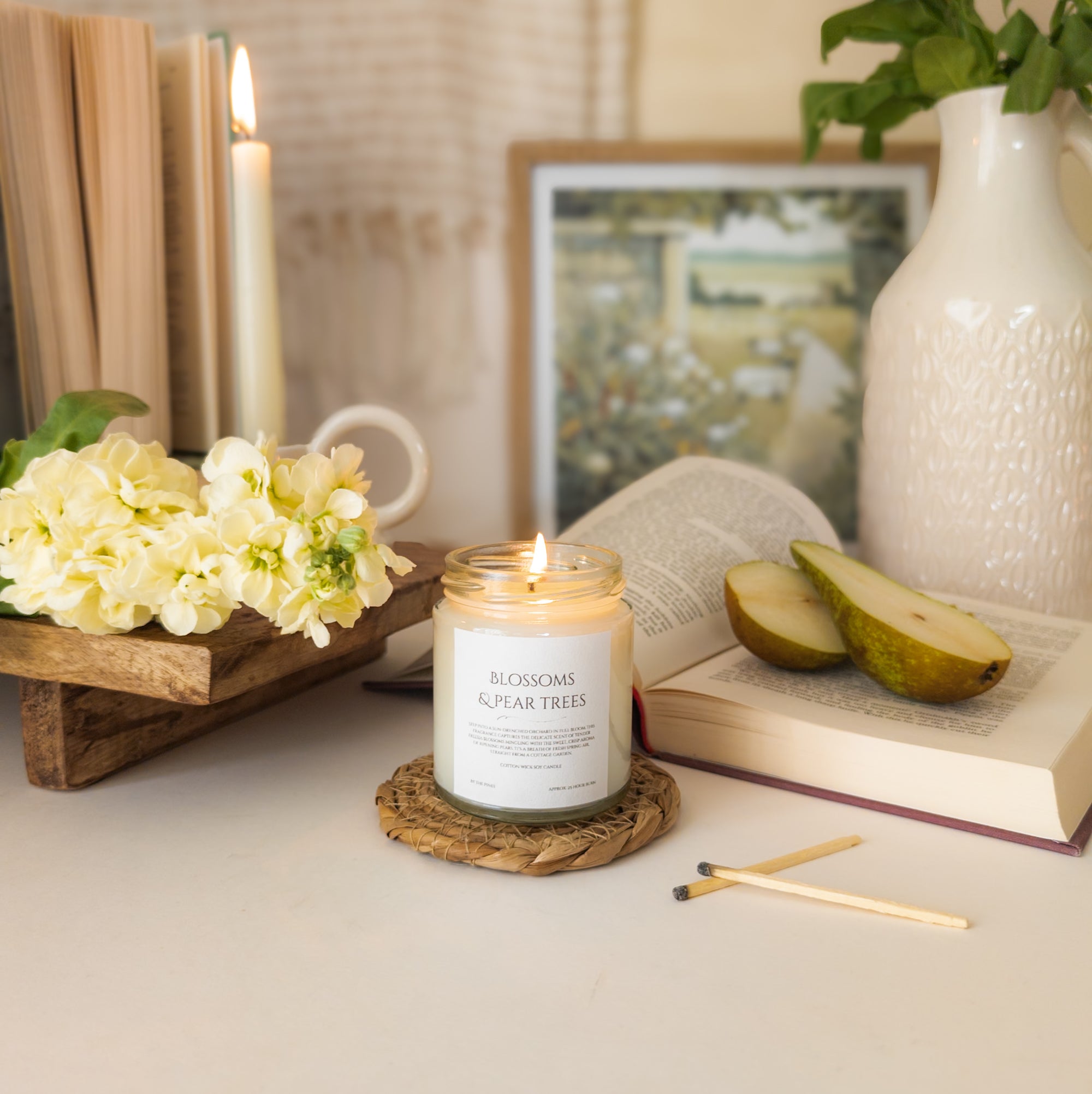 Blossoms & Pear Trees Candle - Cottage Core Collection