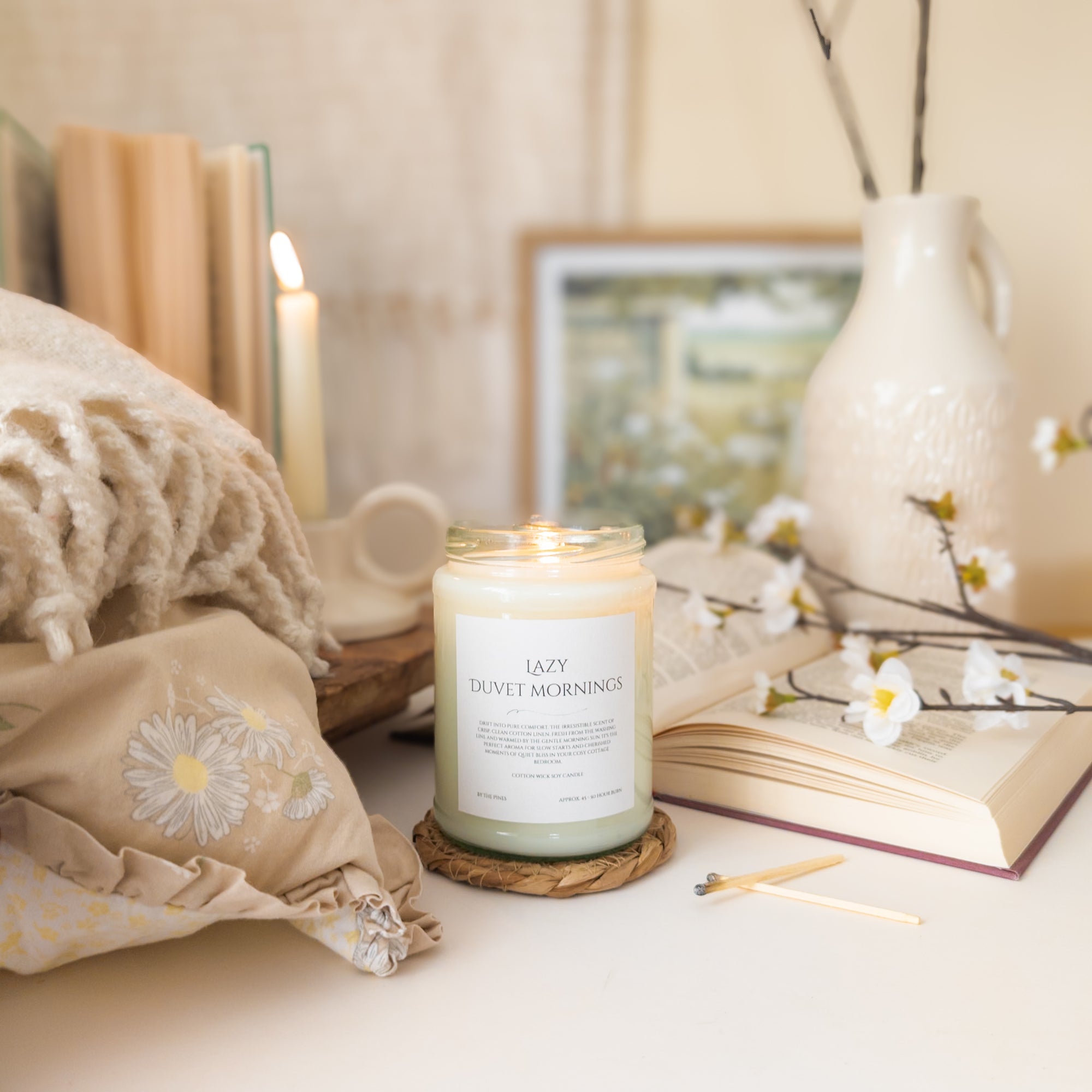 Lazy Duvet Mornings Candle - Cottage Core Collection