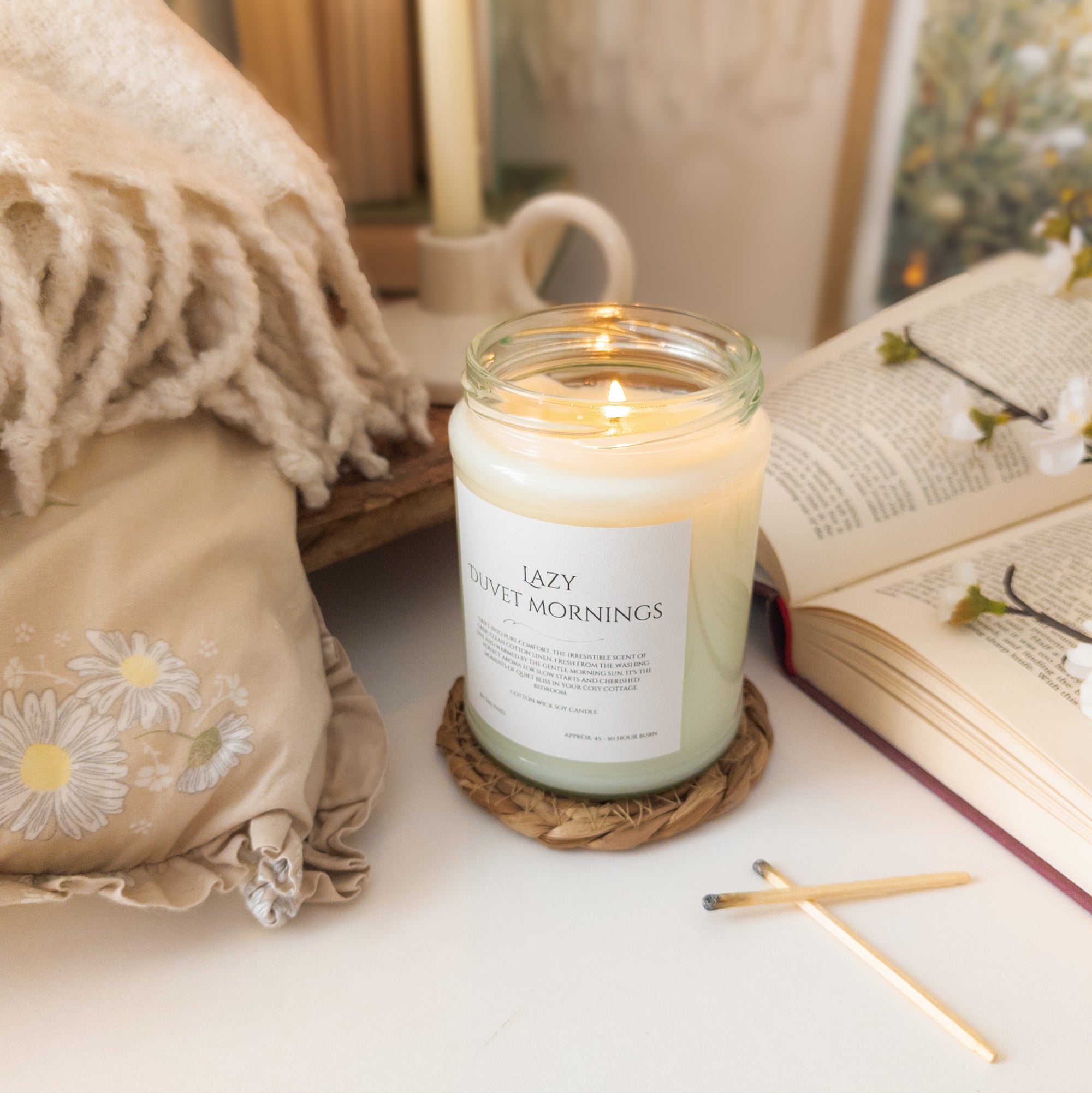 Lazy Duvet Mornings Candle - Cottage Core Collection