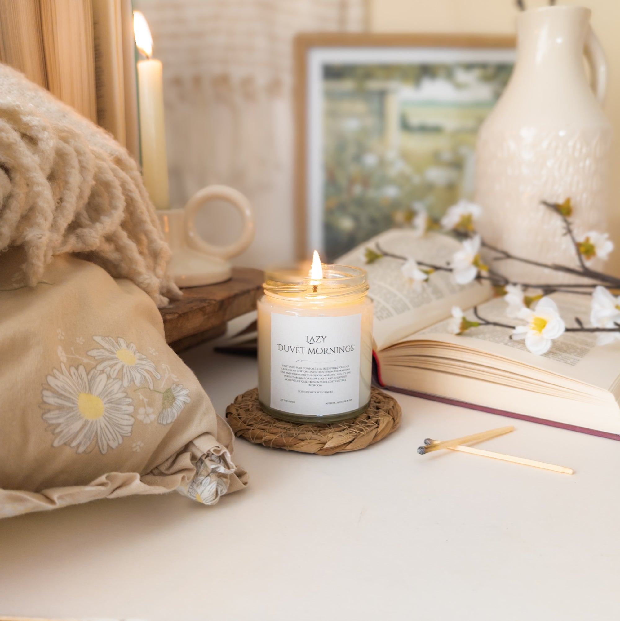 Lazy Duvet Mornings Candle - Cottage Core Collection