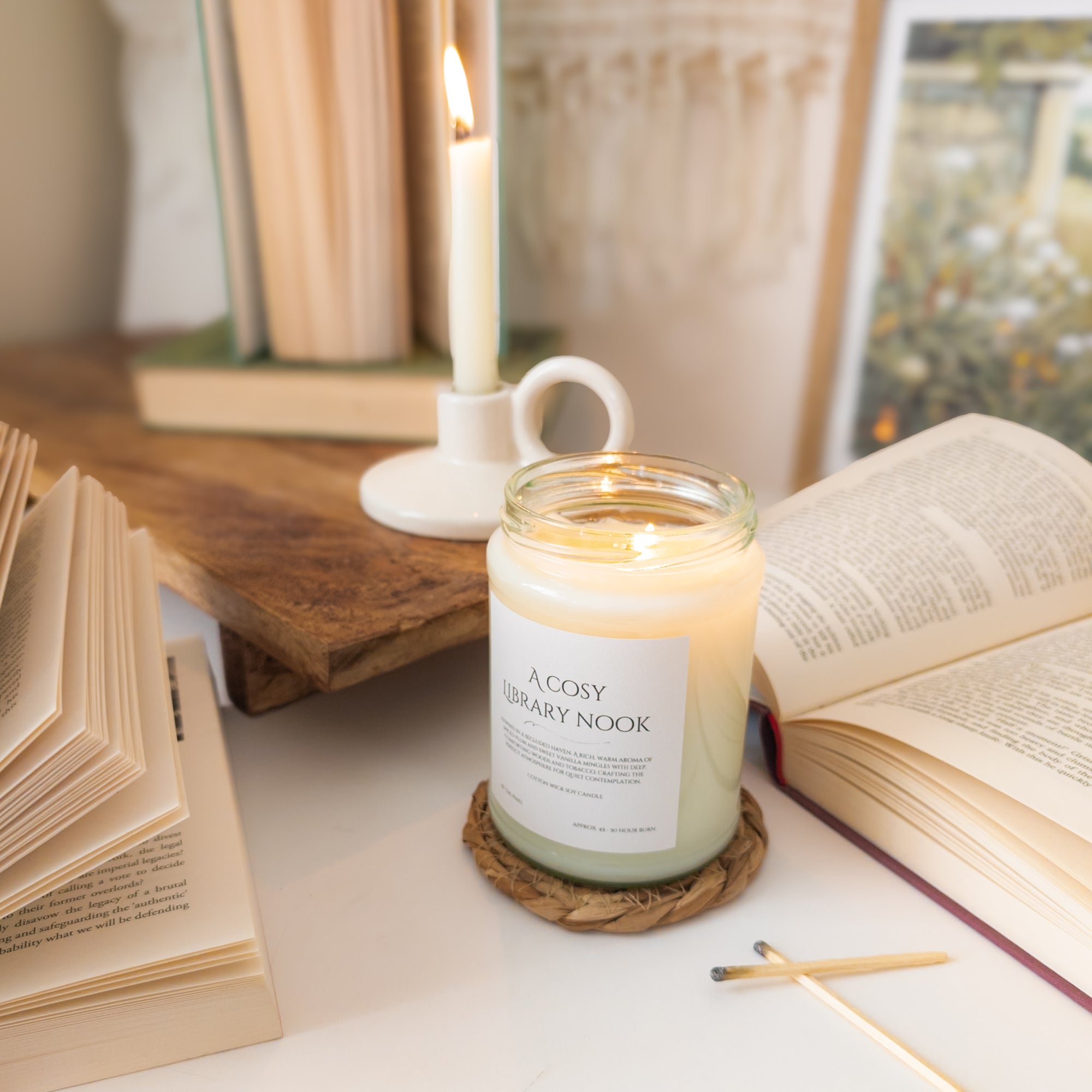 Cosy Library Nook Candle - Cottage Core Collection