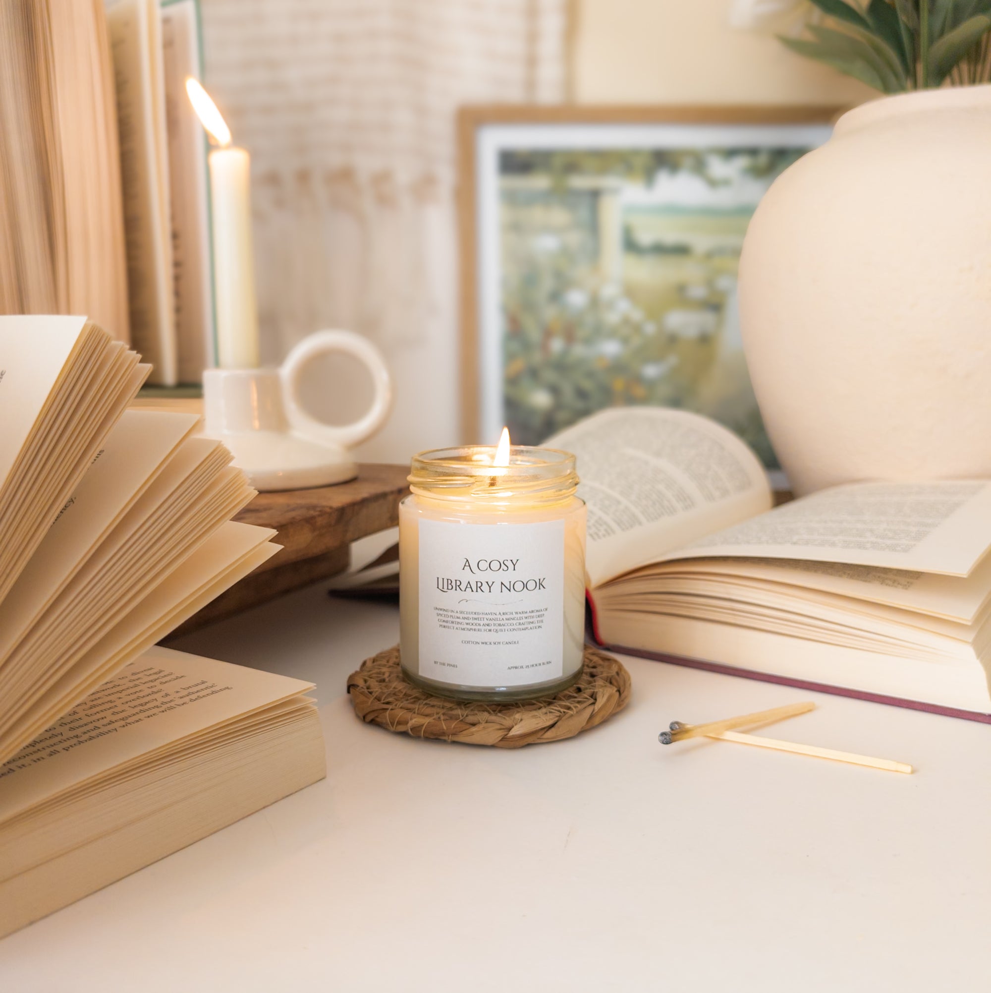 Cosy Library Nook Candle - Cottage Core Collection