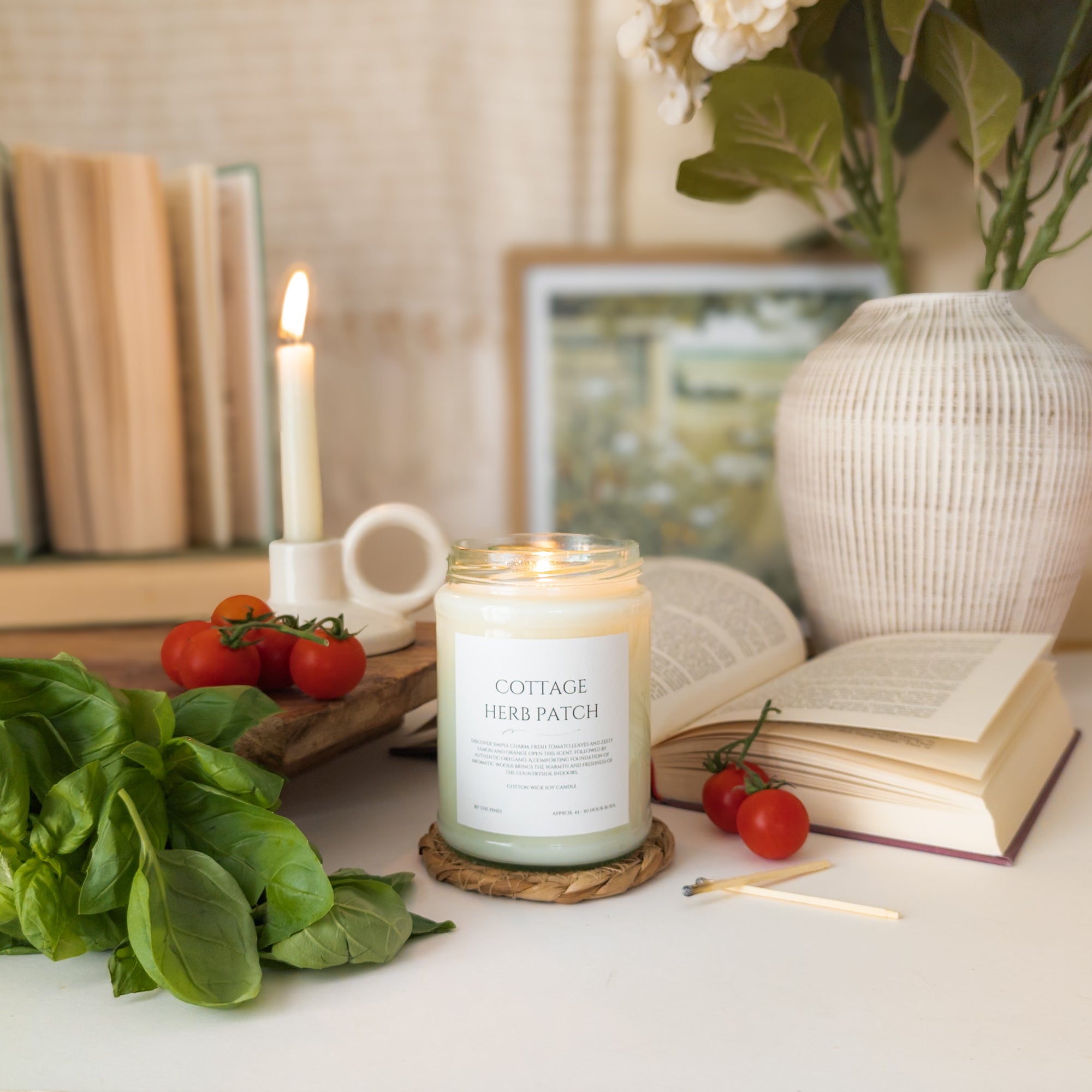 Cottage Herb Patch Candle - Cottage Core Collection
