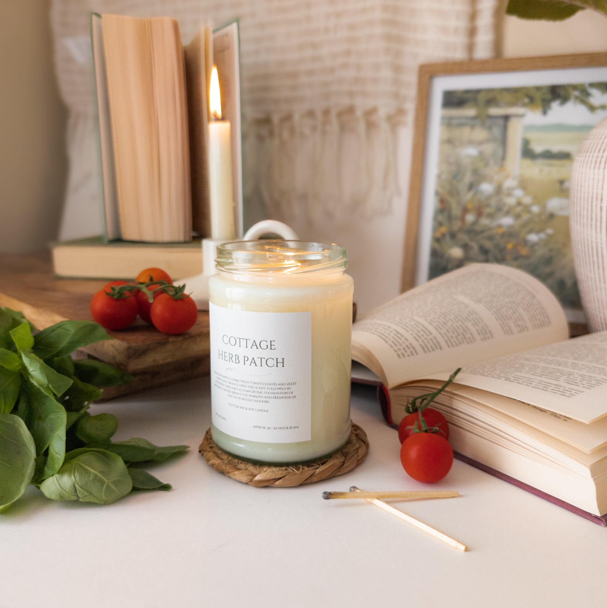 Cottage Herb Patch Candle - Cottage Core Collection