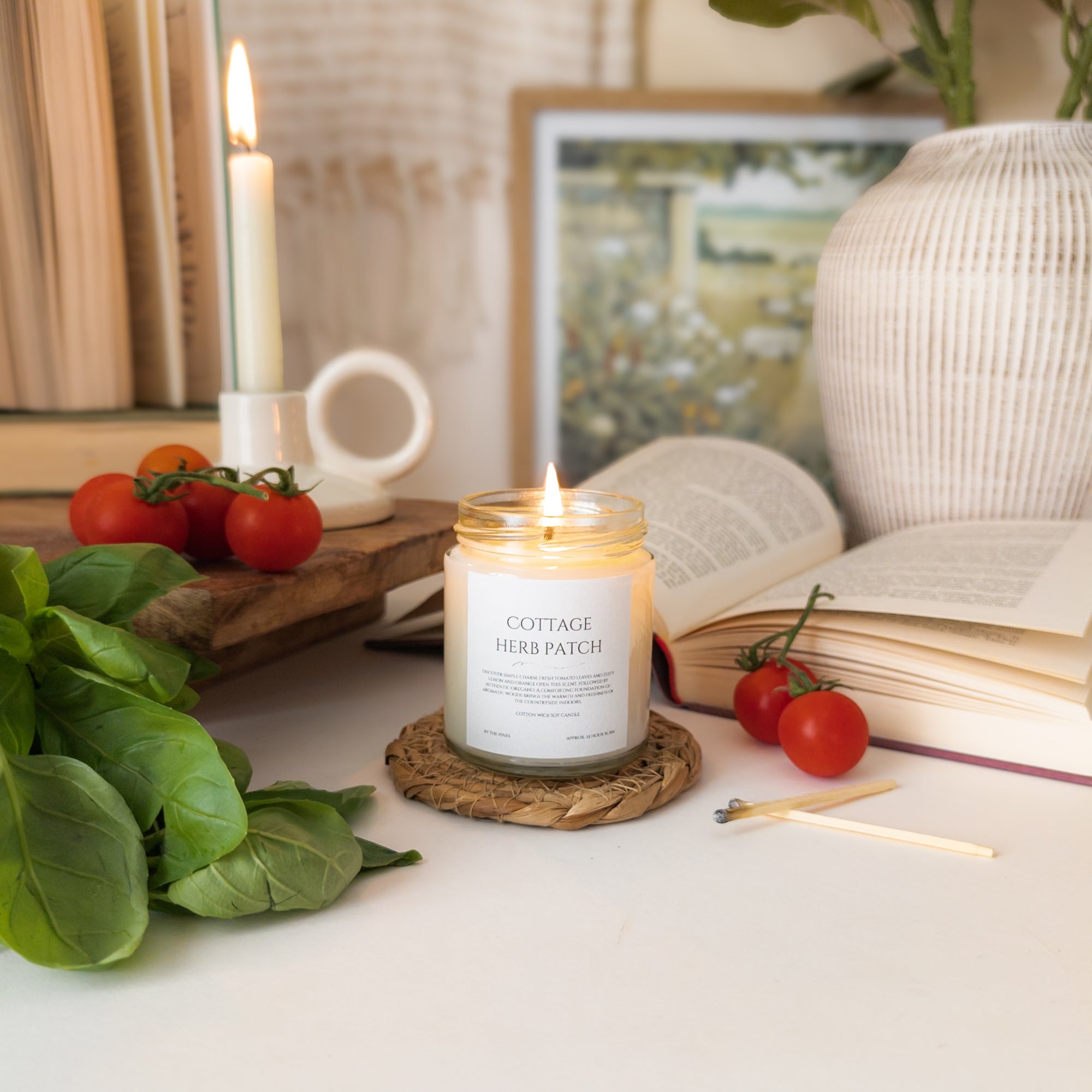 Cottage Herb Patch Candle - Cottage Core Collection