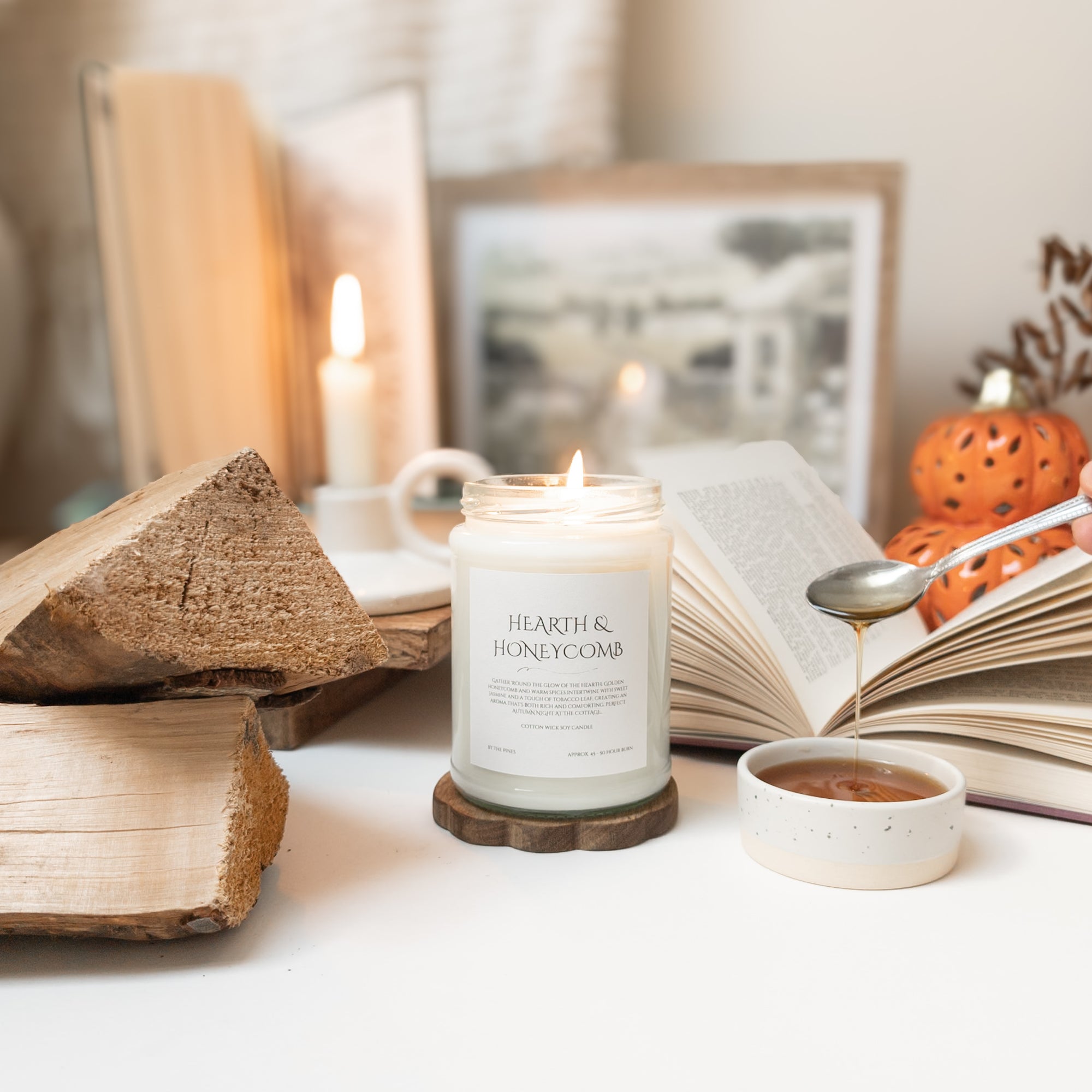 Hearth & Honeycomb Candle - Cottage Core Collection