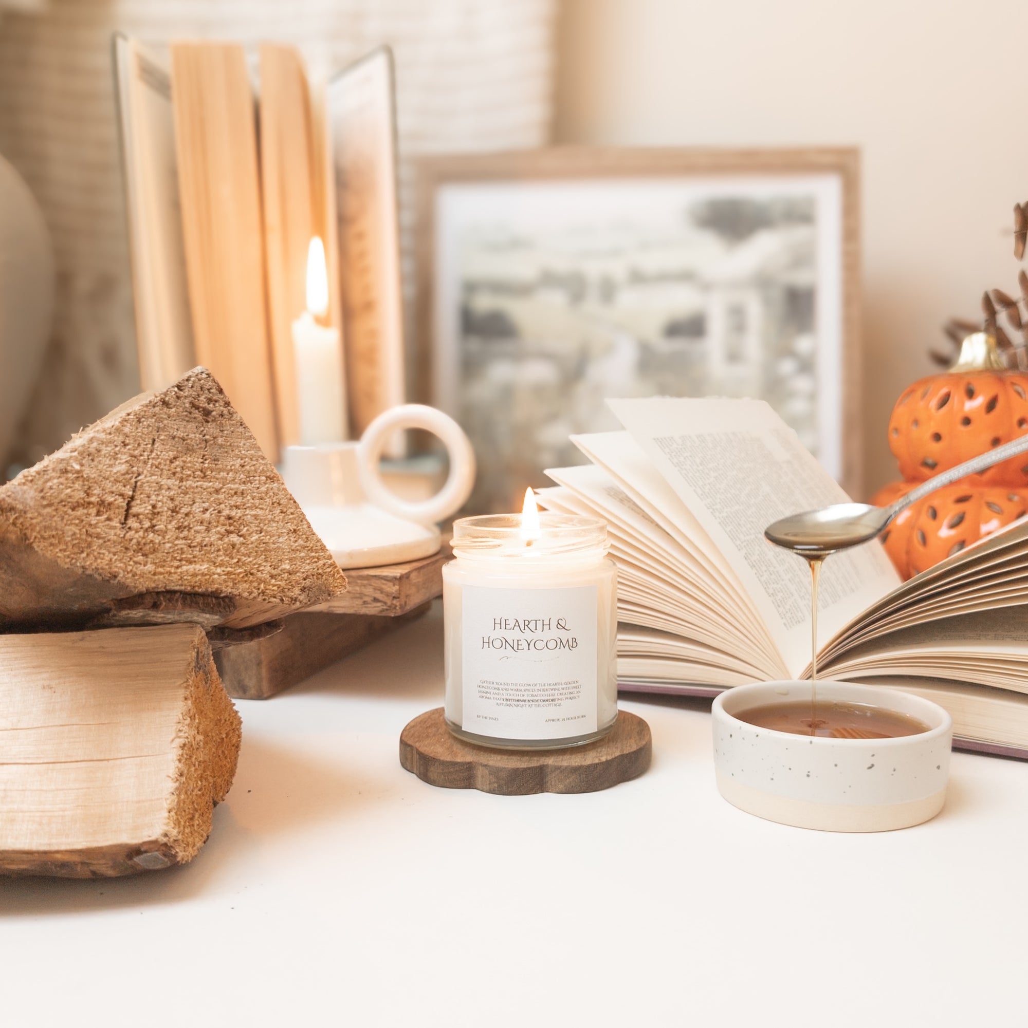 Hearth & Honeycomb Candle - Cottage Core Collection