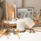 Autumn Embers & Cream Candle - Cottage Core Collection