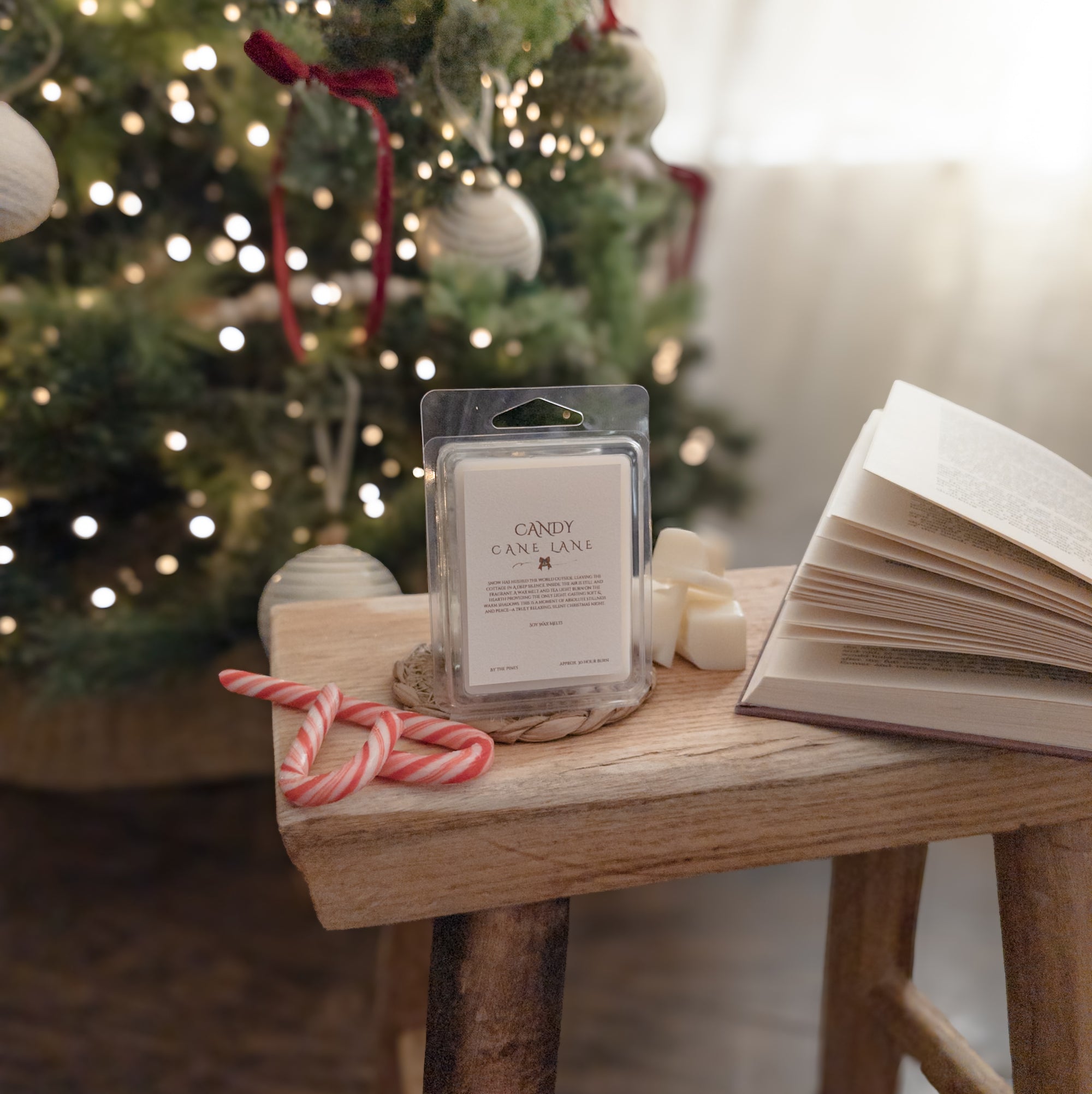 Candy Cane Lane Wax Melt - Christmas Cottage Core Collection