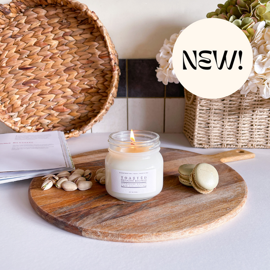 Farmhouse Toasted Pistachio Macaron Candle 200g