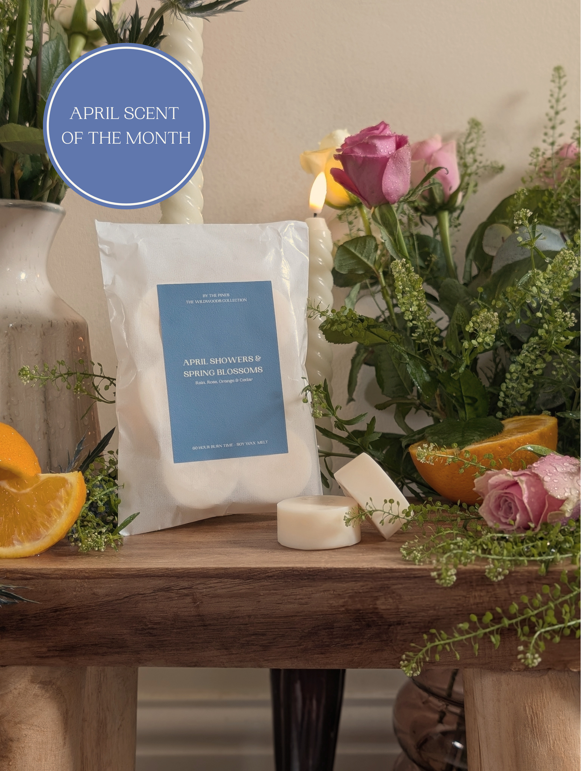 April Showers & Spring Blossoms Wax Melt