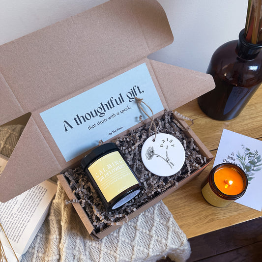 Birth Flower Apothecary Scented Candle Gift Set