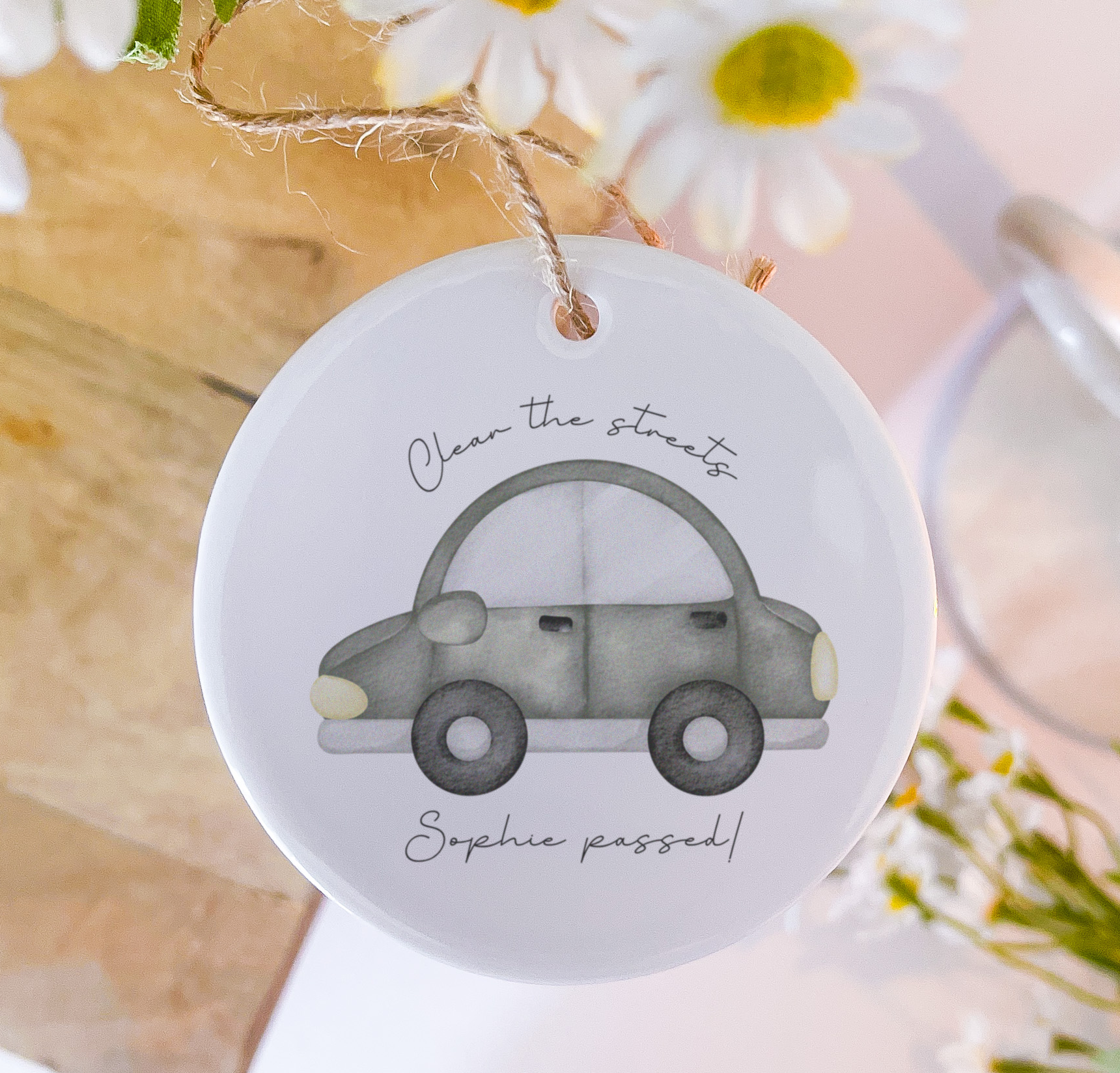 Clear The Streets  Ceramic