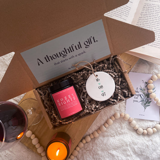 Anniversary Date Apothecary Scented Candle Gift Set