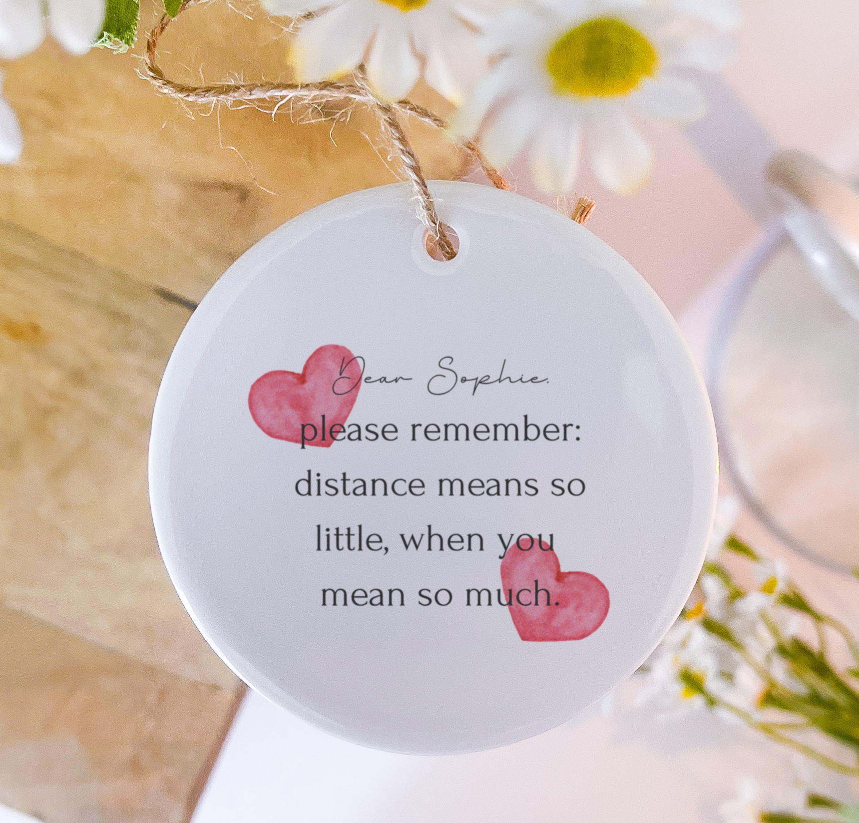 Distance Means So Little Ceramic