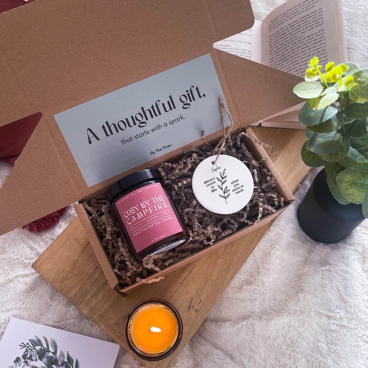 Distance Means So Little Apothecary Scented Candle Gift Set