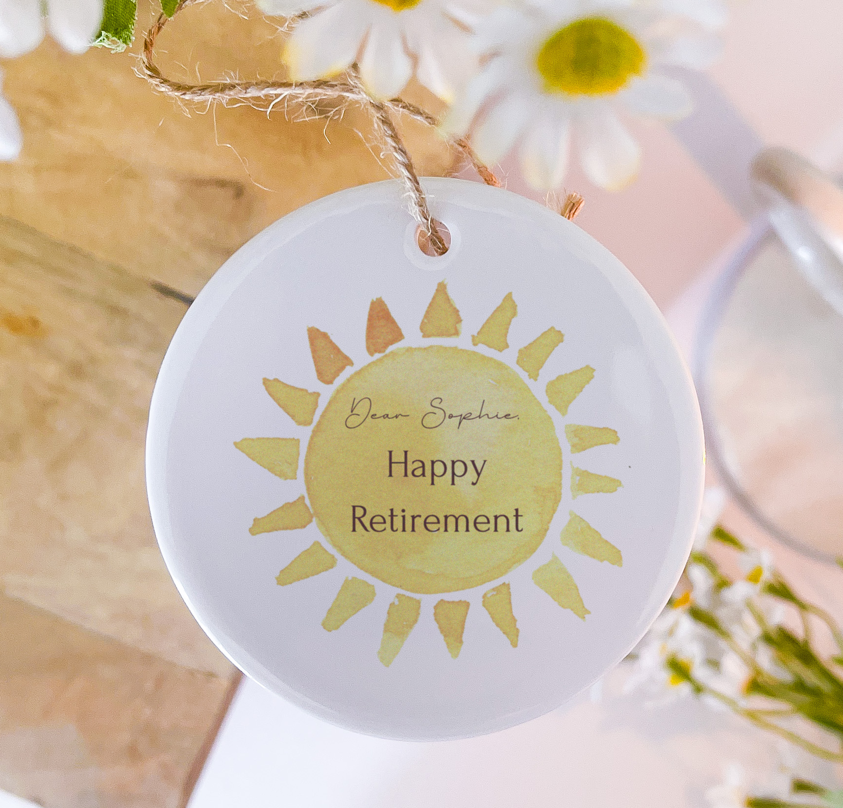 Happy Retirement Ceramic