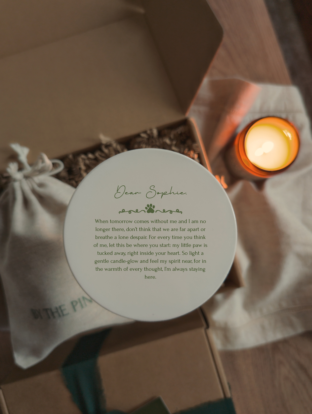 Pet Bereavement Test Gift Set