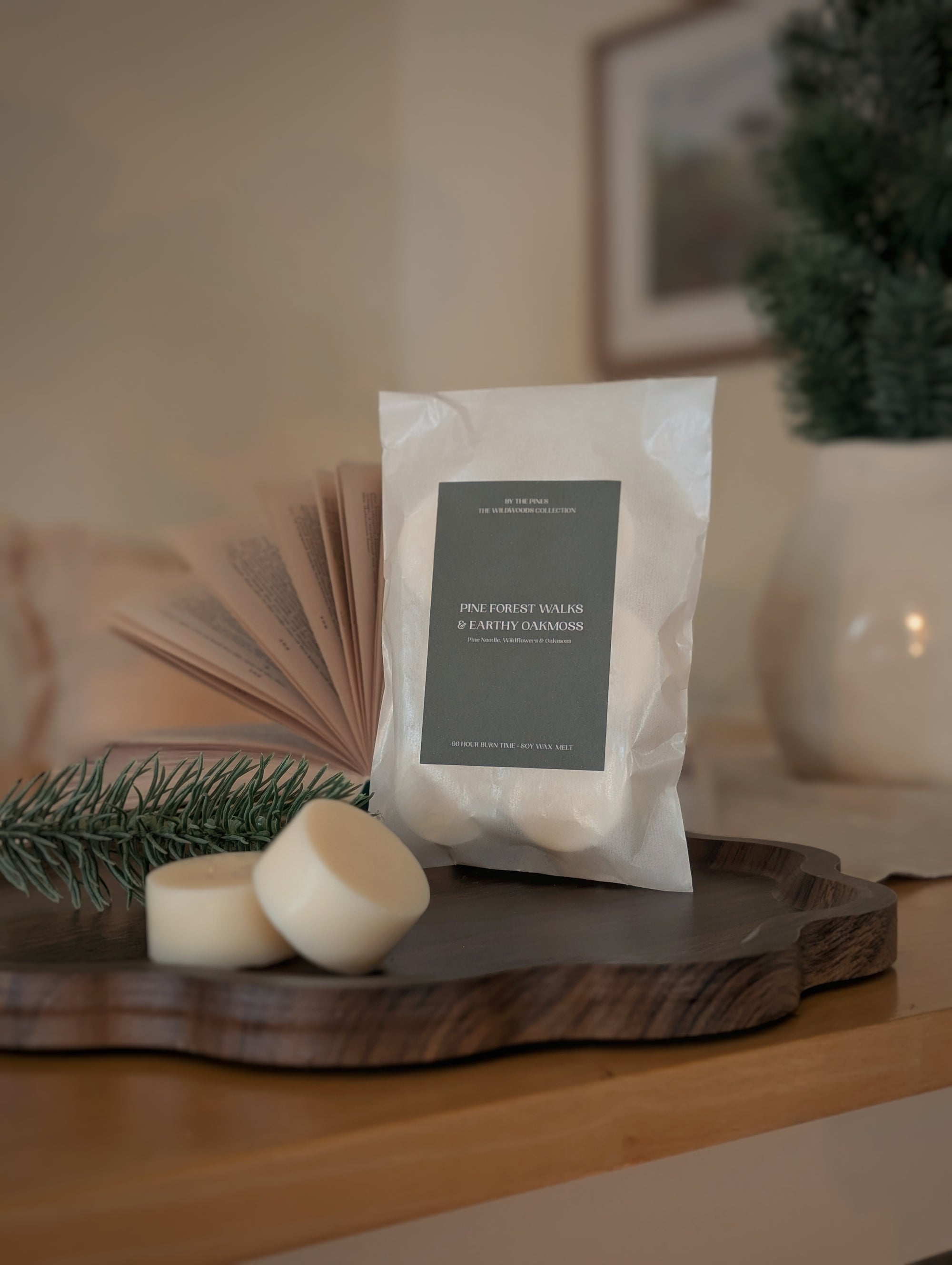 Pine Forest Walks & Earthy Oakmoss Wax Melt