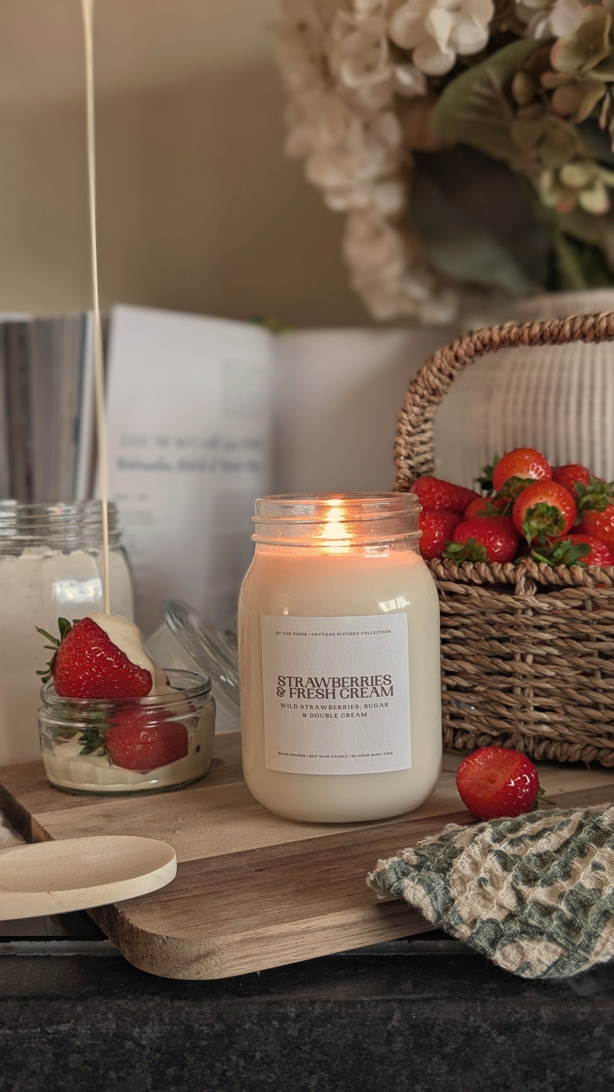 Strawberries & Fresh Cream Candle