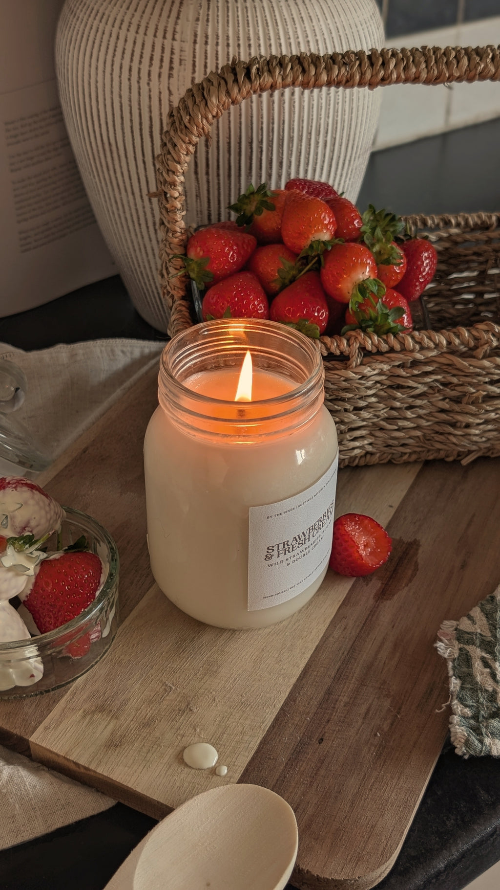 Strawberries & Fresh Cream Candle